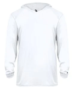 Badger Youth B-Core Long-Sleeve Hooded Tee -Bulkthreads store 103693515.