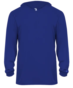 Badger Youth B-Core Long-Sleeve Hooded Tee -Bulkthreads store 103694161.