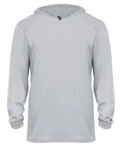 Badger Youth B-Core Long-Sleeve Hooded Tee -Bulkthreads store 103694248.
