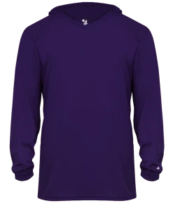 Badger Youth B-Core Long-Sleeve Hooded Tee -Bulkthreads store 103694511.