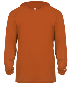 Badger Youth B-Core Long-Sleeve Hooded Tee -Bulkthreads store 103694887.