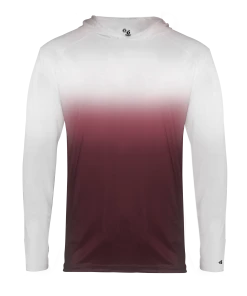 Badger Youth Ombre Hooded Tee -Bulkthreads store 103717016.