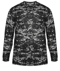 Badger Youth Digital Long-Sleeve Tee -Bulkthreads store 103739282.