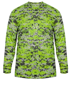 Badger Youth Digital Long-Sleeve Tee -Bulkthreads store 103739600.