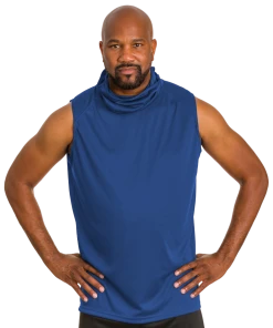 Badger Youth 2B1 Sleeveless Performance Tee With Mask -Bulkthreads store 103750676.