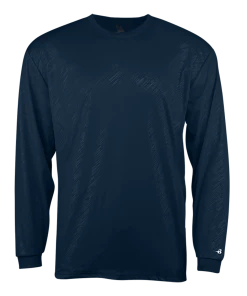 Badger Youth Line Embossed Long-Sleeve Tee