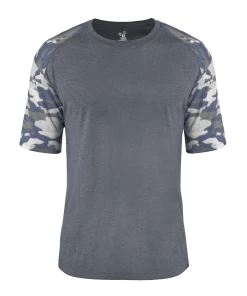 Badger Youth Vintage Camo Sport Tri-Blend Tee -Bulkthreads store 103758326.
