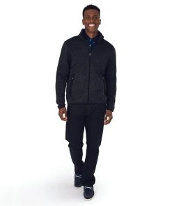 Charles River Men's Heathered Fleece Jacket
