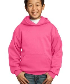 Port & Company Youth Core Fleece Pullover Hooded Sweatshirt. PC90YH 1of2 -Bulkthreads store 114176119