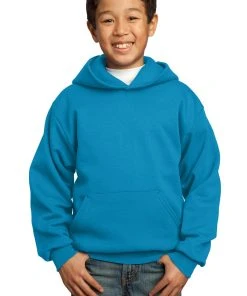 Port & Company Youth Core Fleece Pullover Hooded Sweatshirt. PC90YH 1of2 -Bulkthreads store 114176257 1d9dffef 919f 41bc bd5f 009be810e97e