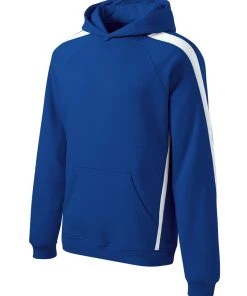 Sport-Tek Men's Sleeve Stripe Pullover Hooded Sweatshirt -Bulkthreads store 114216131