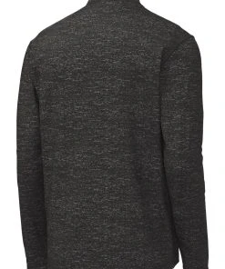 Sport-Tek Men's Sport-Wick Stretch Reflective Heather 1/2-Zip Pullover -Bulkthreads store 114255572