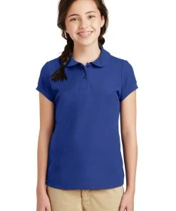 Port Authority Girls Silk Touch Peter Pan Collar Polo. YG503 -Bulkthreads store 114255663