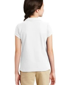 Port Authority Girls Silk Touch Peter Pan Collar Polo. YG503 -Bulkthreads store 114255782