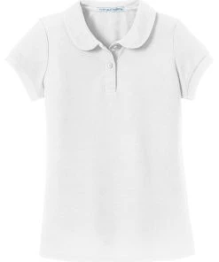 Port Authority Girls Silk Touch Peter Pan Collar Polo. YG503 -Bulkthreads store 114255783