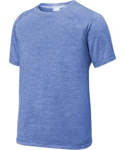 Sport-Tek Youth PosiCharge Tri-Blend Wicking Raglan Tee YST400 -Bulkthreads store 114256444