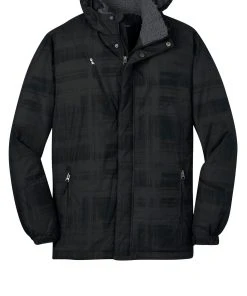 Port Authority Brushstroke Print Insulated Jacket. J320 -Bulkthreads store 114271886