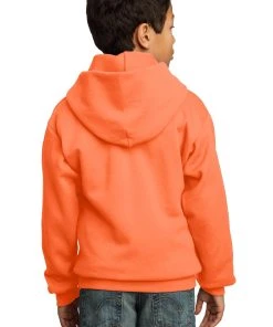 Port & Company Youth Core Fleece Pullover Hooded Sweatshirt. PC90YH 1of2 -Bulkthreads store 119117814