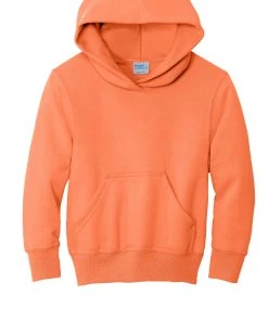 Port & Company Youth Core Fleece Pullover Hooded Sweatshirt. PC90YH 1of2 -Bulkthreads store 119117815