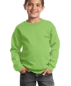 Port & Company Youth Core Fleece Crewneck Sweatshirt PC90Y -Bulkthreads store 119122471