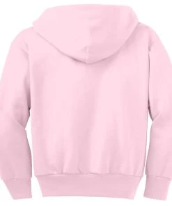 Port & Company Youth Core Fleece Full-Zip Hooded Sweatshirt -Bulkthreads store 119122720