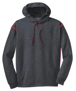 Sport-Tek Men's Tall Tech Fleece Colorblock Hooded Sweatshirt TST246 -Bulkthreads store 123464407
