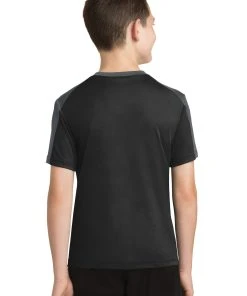 Sport-Tek Youth PosiCharge Competitor Sleeve-Blocked Tee YST354 -Bulkthreads store 123468288