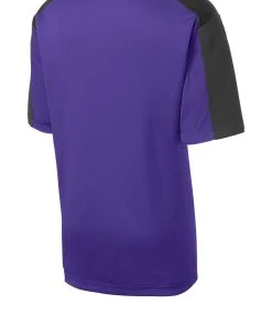 Sport-Tek Youth PosiCharge Competitor Sleeve-Blocked Tee YST354 -Bulkthreads store 123468907