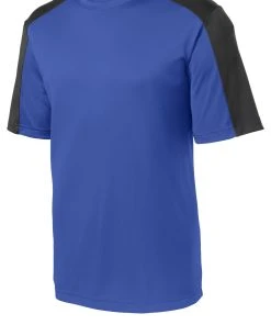 Sport-Tek Youth PosiCharge Competitor Sleeve-Blocked Tee YST354 -Bulkthreads store 123469005