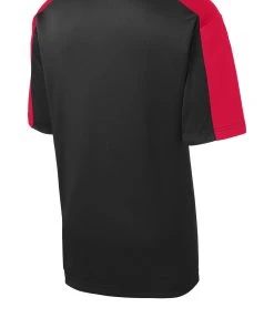 Sport-Tek Youth PosiCharge Competitor Sleeve-Blocked Tee YST354 -Bulkthreads store 123469182