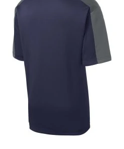 Sport-Tek Youth PosiCharge Competitor Sleeve-Blocked Tee YST354 -Bulkthreads store 123469228