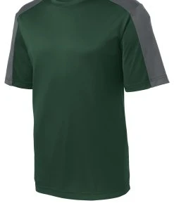 Sport-Tek Youth PosiCharge Competitor Sleeve-Blocked Tee YST354 -Bulkthreads store 123469383