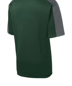 Sport-Tek Youth PosiCharge Competitor Sleeve-Blocked Tee YST354 -Bulkthreads store 123469384