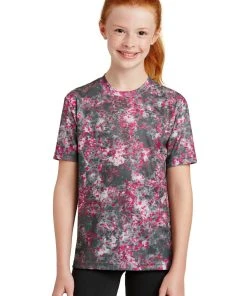 Sport-Tek Youth Mineral Freeze Tee YST330 -Bulkthreads store 123469633
