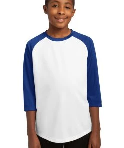 Sport-Tek Youth PosiCharge Baseball Jersey YST205 -Bulkthreads store 123470292