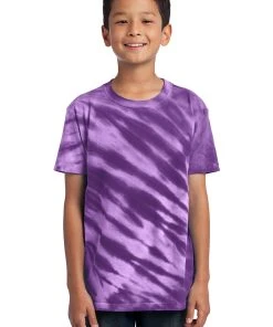 Port & Company - Youth Tiger Stripe Tie-Dye Tee PC148Y -Bulkthreads store 123471587