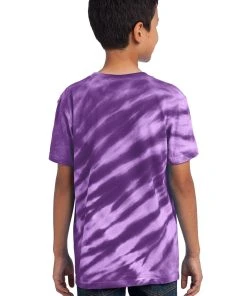 Port & Company - Youth Tiger Stripe Tie-Dye Tee PC148Y -Bulkthreads store 123471588