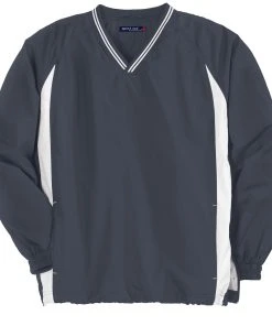 Sport-Tek Youth Tipped V-Neck Raglan Wind Shirt YST62 87 Sport-Tek Youth Tipped V-Neck Raglan Wind Shirt YST62 -Bulkthreads store 123472465