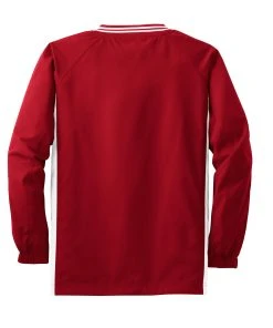 Sport-Tek Youth Tipped V-Neck Raglan Wind Shirt YST62 100 Sport-Tek Youth Tipped V-Neck Raglan Wind Shirt YST62 -Bulkthreads store 123472879