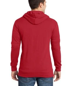 District - Young Mens Core Fleece Full-Zip Hoodie DT190 -Bulkthreads store 123473043