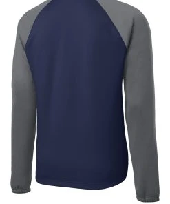 Sport-Tek Youth Sport-Wick Raglan Colorblock Fleece Crewneck YST242 36 Sport-Tek Youth Sport-Wick Raglan Colorblock Fleece Crewneck YST242 -Bulkthreads store 123473066