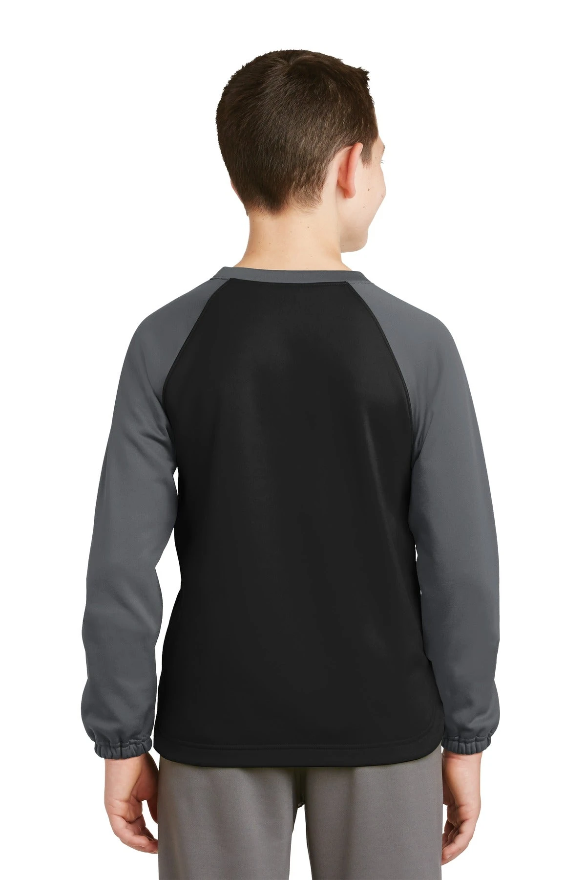 Sport-Tek Youth Sport-Wick Raglan Colorblock Fleece Crewneck YST242 19 Sport-Tek Youth Sport-Wick Raglan Colorblock Fleece Crewneck YST242 - Image 19
