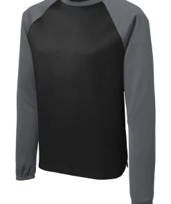 Sport-Tek Youth Sport-Wick Raglan Colorblock Fleece Crewneck YST242 43 Sport-Tek Youth Sport-Wick Raglan Colorblock Fleece Crewneck YST242 -Bulkthreads store 123473169