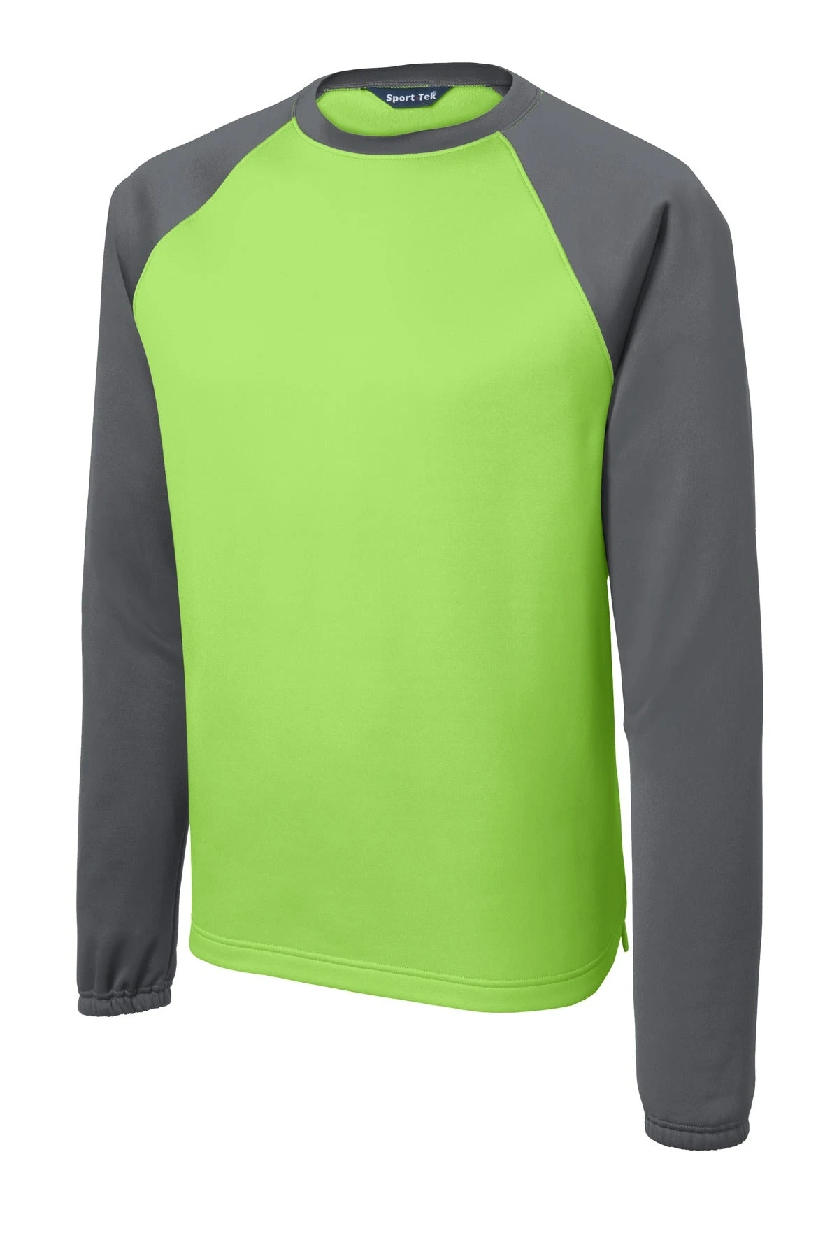 Sport-Tek Youth Sport-Wick Raglan Colorblock Fleece Crewneck YST242 16 Sport-Tek Youth Sport-Wick Raglan Colorblock Fleece Crewneck YST242 - Image 16