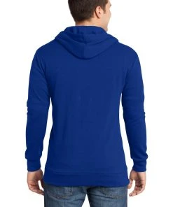 District - Young Mens Core Fleece Full-Zip Hoodie DT190 -Bulkthreads store 123473415