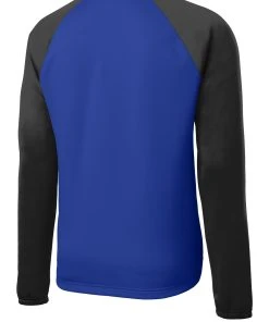 Sport-Tek Youth Sport-Wick Raglan Colorblock Fleece Crewneck YST242 32 Sport-Tek Youth Sport-Wick Raglan Colorblock Fleece Crewneck YST242 -Bulkthreads store 123473546