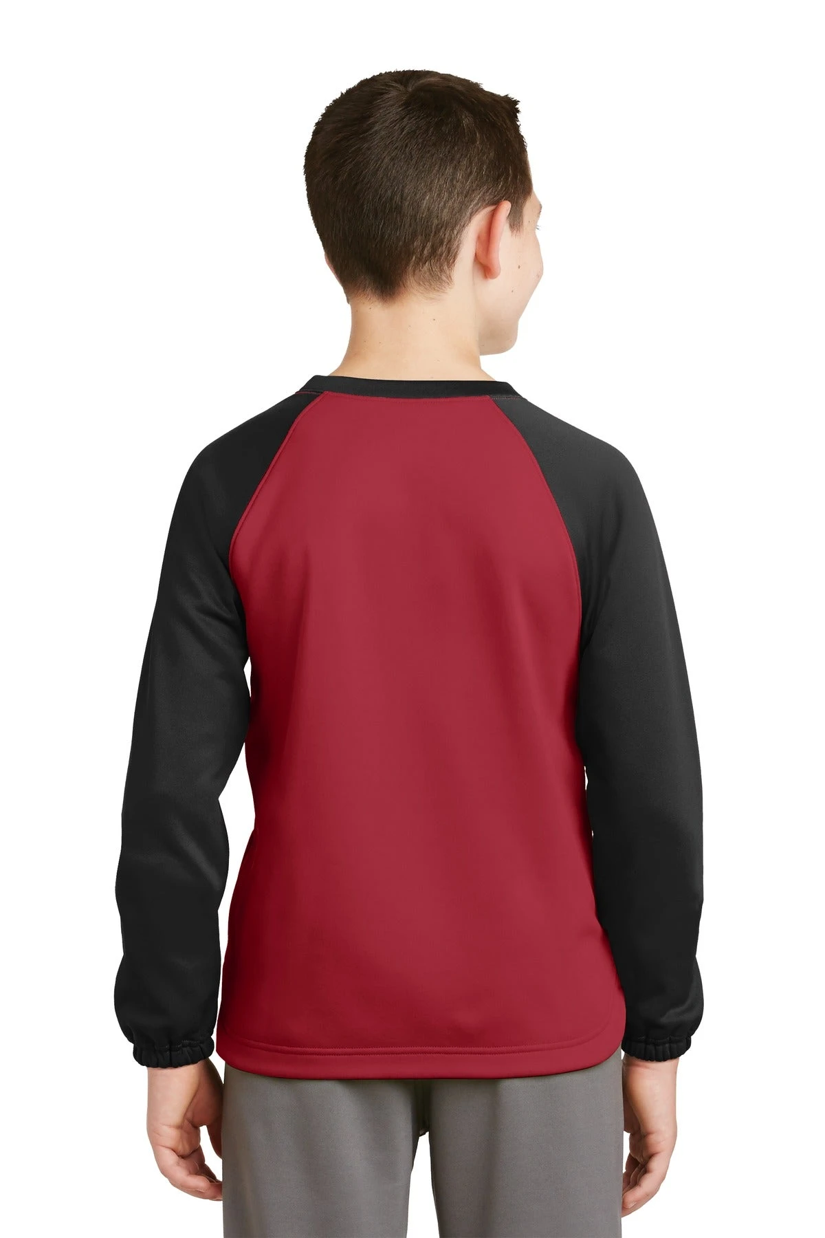 Sport-Tek Youth Sport-Wick Raglan Colorblock Fleece Crewneck YST242 22 Sport-Tek Youth Sport-Wick Raglan Colorblock Fleece Crewneck YST242 - Image 22
