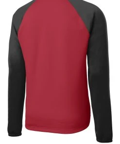 Sport-Tek Youth Sport-Wick Raglan Colorblock Fleece Crewneck YST242 47 Sport-Tek Youth Sport-Wick Raglan Colorblock Fleece Crewneck YST242 -Bulkthreads store 123473602