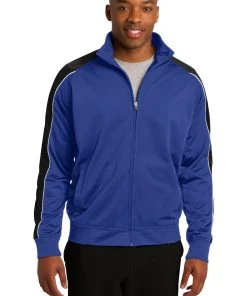 Sport-Tek Men's Piped Tricot Track Jacket -Bulkthreads store 123475700