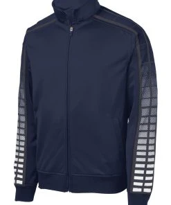 Sport-Tek Men's Dot Sublimation Tricot Track Jacket 30 Sport-Tek Men's Dot Sublimation Tricot Track Jacket -Bulkthreads store 123475792